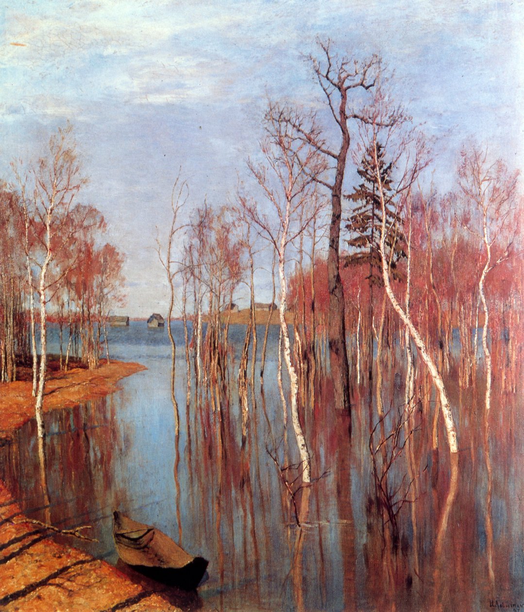 Jarní povodně od Isaak Ilyich Levitan