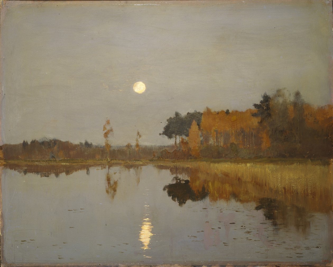 Soumrak. Měsíc, 1899 od Isaak Ilyich Levitan
