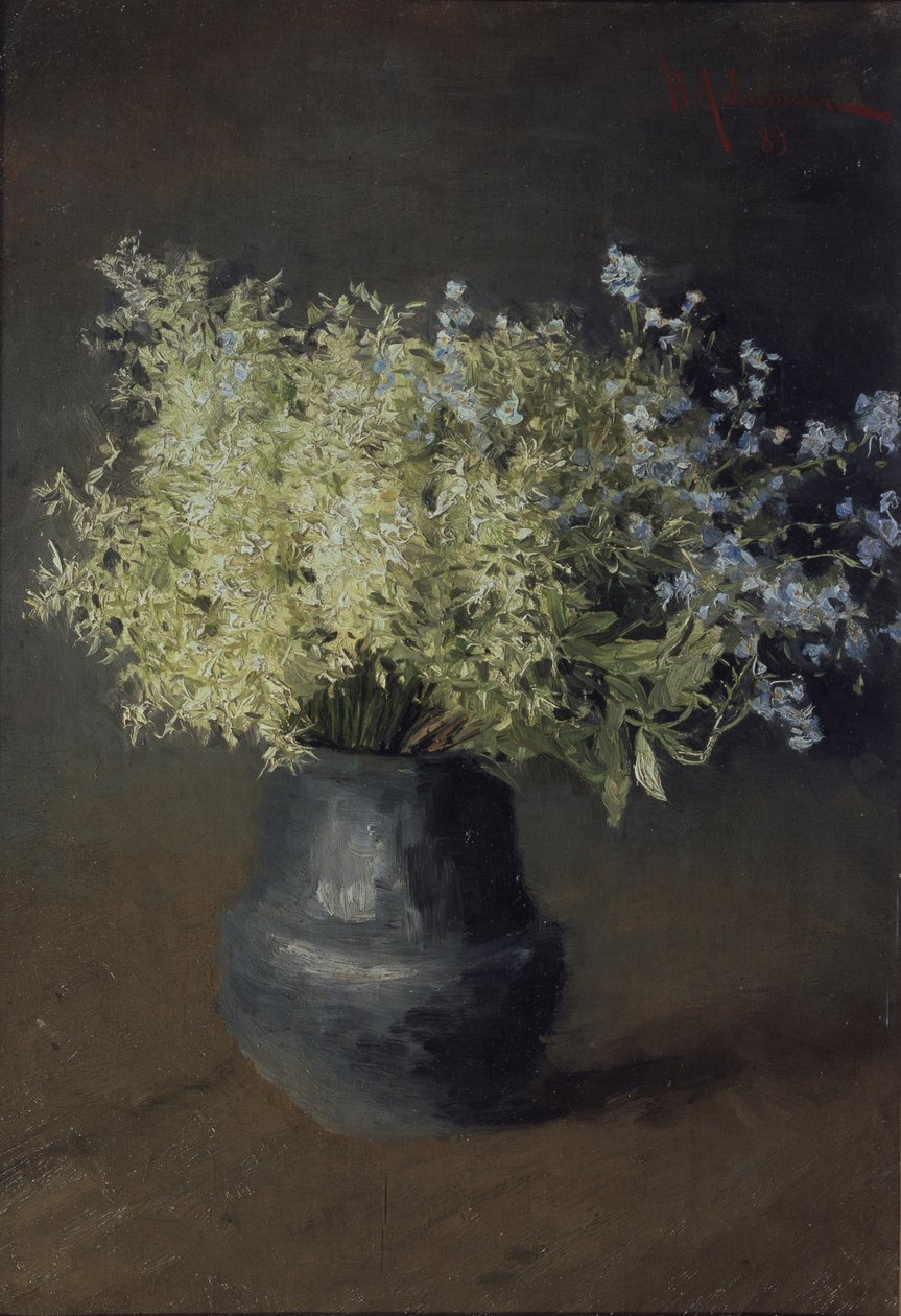 Divoké fialky a pomněnky, 1889 od Isaak Ilyich Levitan