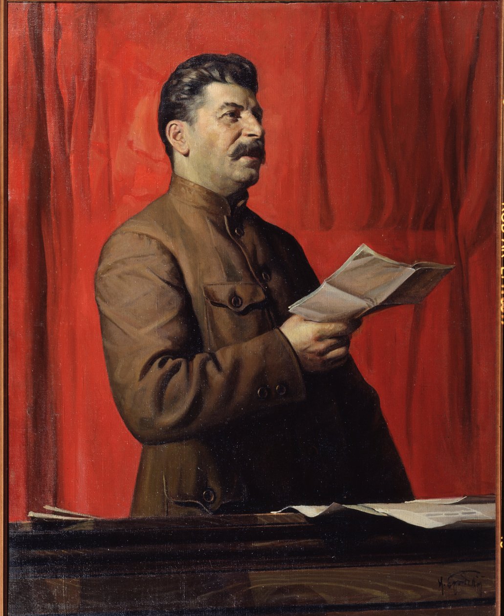 Portrét Stalina od Isaak Israilevich Brodsky