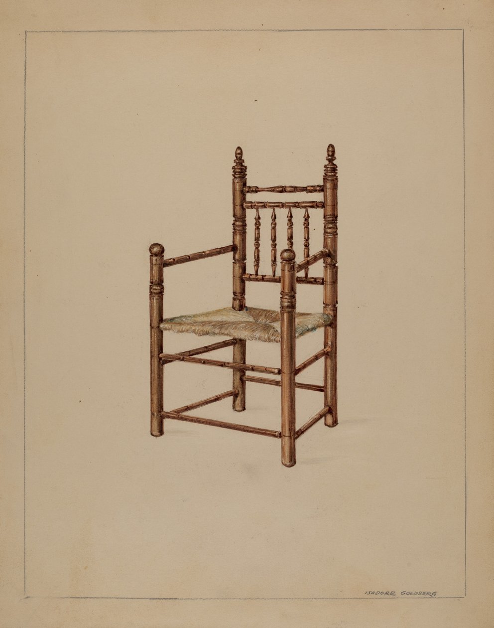 Židle od Isadore Goldberg
