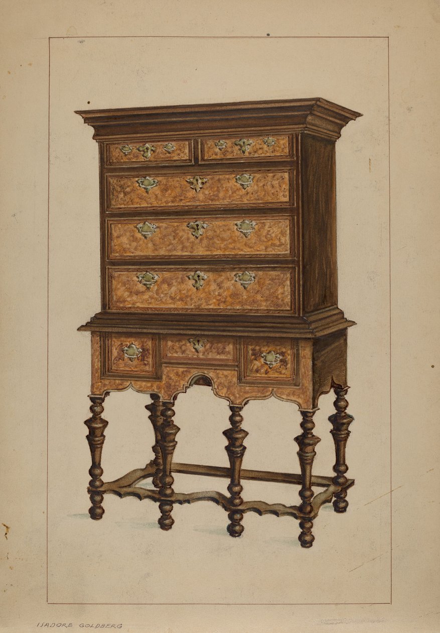 Highboy od Isadore Goldberg
