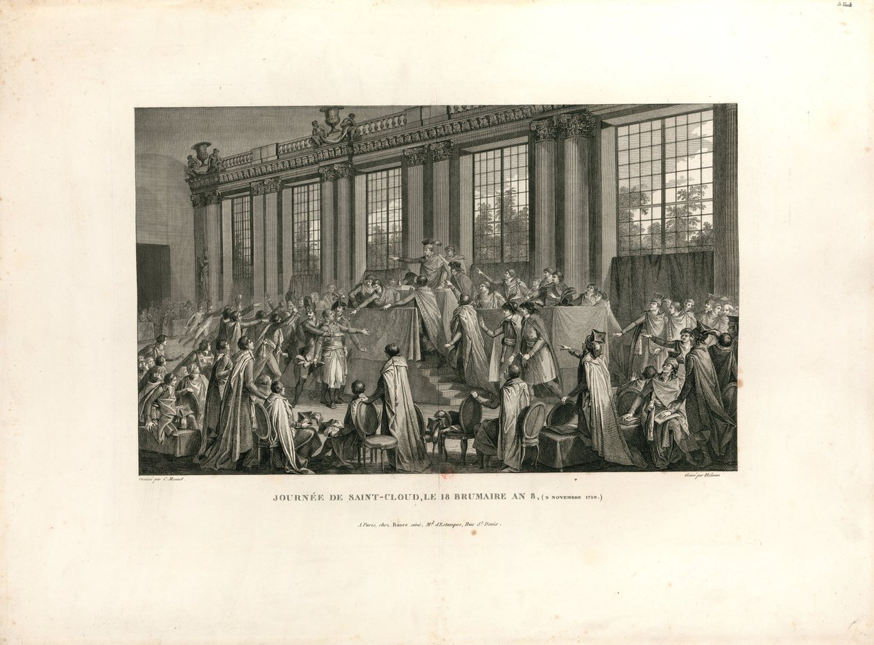 Převrat 18 Brumaire, 1800. od Isidore Stanislas Helman