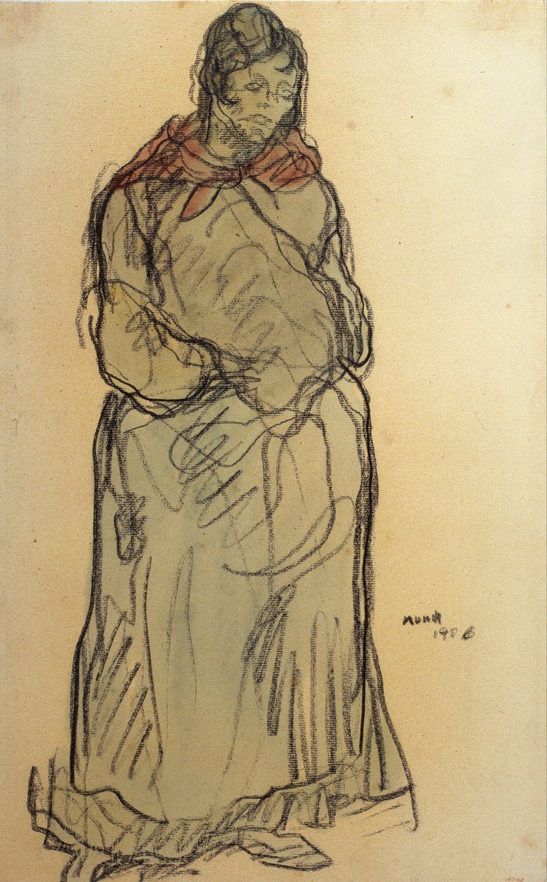 Gypsy Standing od Isidre Nonell