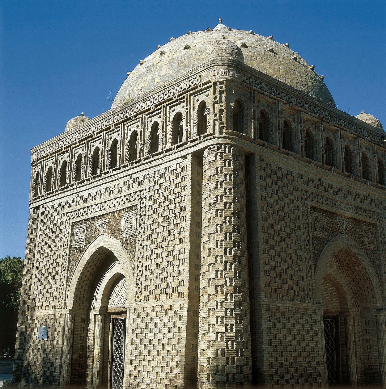 Mauzoleum Ismaila Samaniho, Buchara, Uzbekistán, 914-943 (foto) od Islamic School