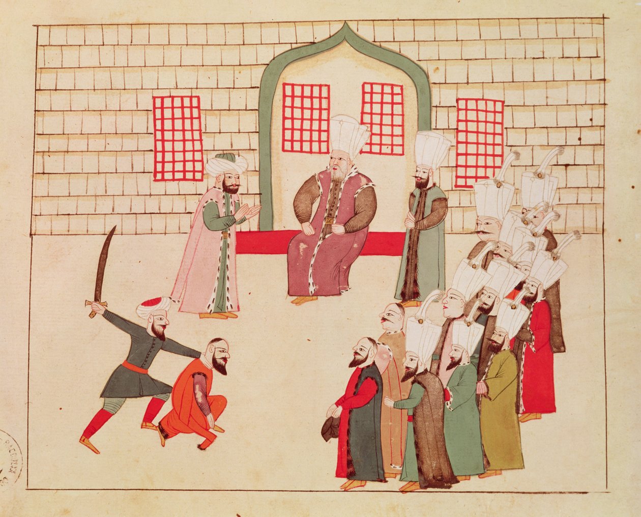 Paní 1671 Vezír přihlížející popravě od Islamic School
