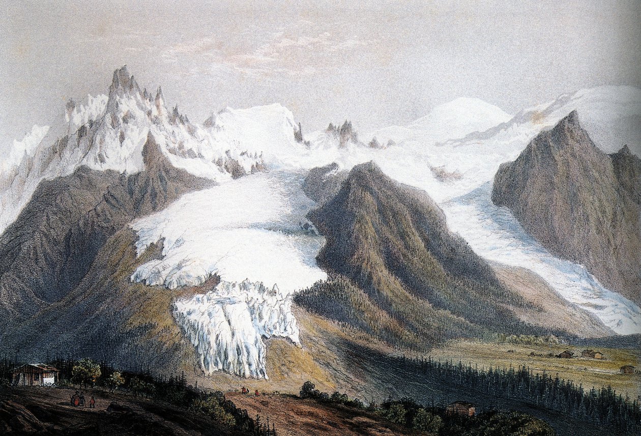 Masiv Mont-Blanc od Isodore Laurent Deroy