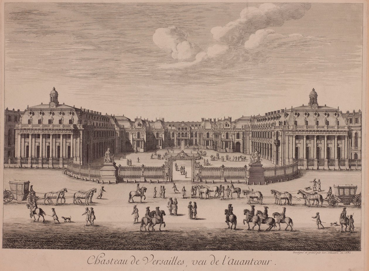 Versailles, 1682 od Israël Silvestre the Younger