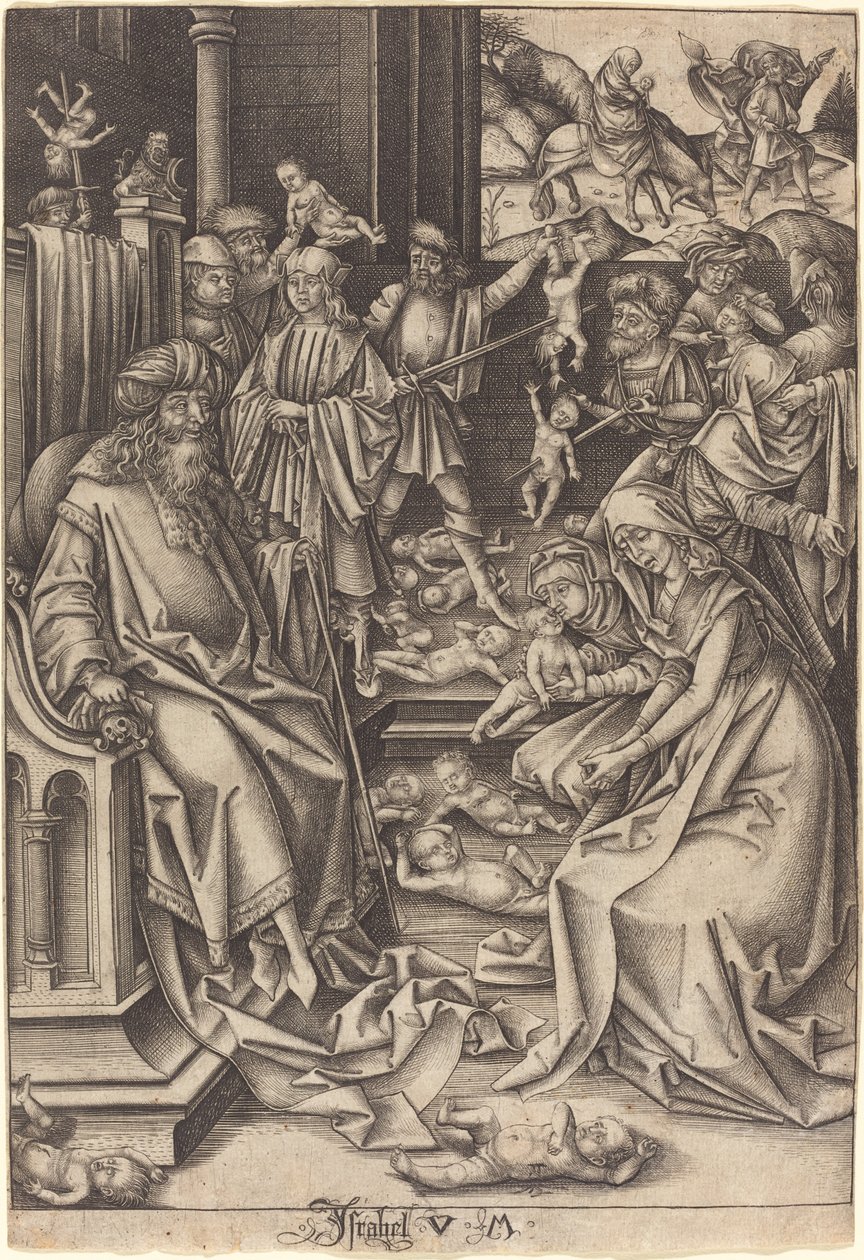 Masakr neviňátek, c. 14901500. od Israhel van Meckenem