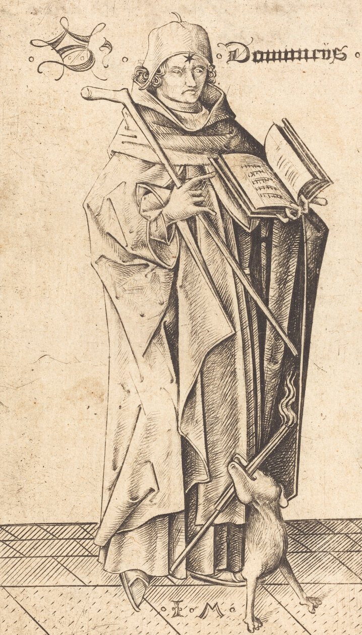Svatý Dominik, c. 1470. od Israhel van Meckenem