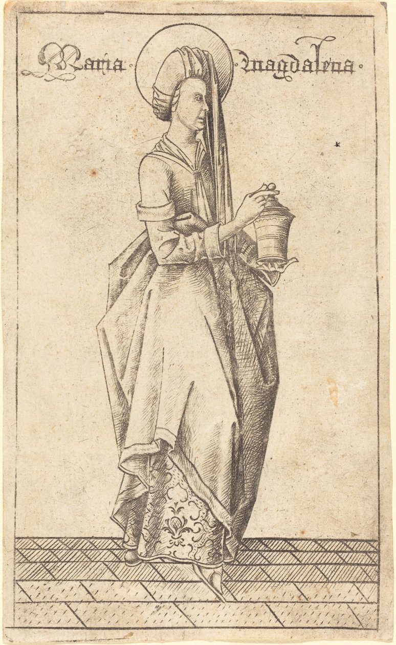 Svatá Marie Magdalena, c. 1470. od Israhel van Meckenem
