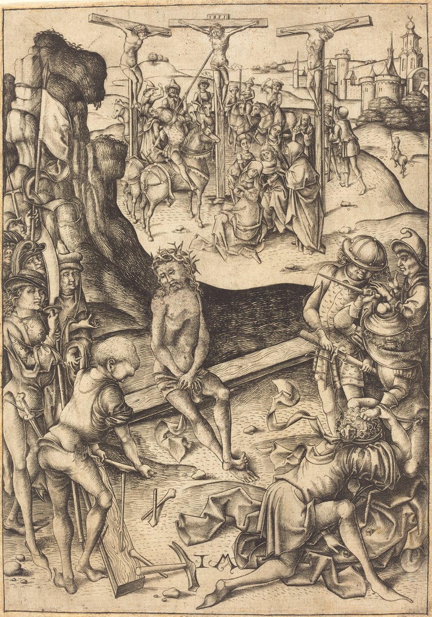Ukřižování, c. 1480. od Israhel van Meckenem