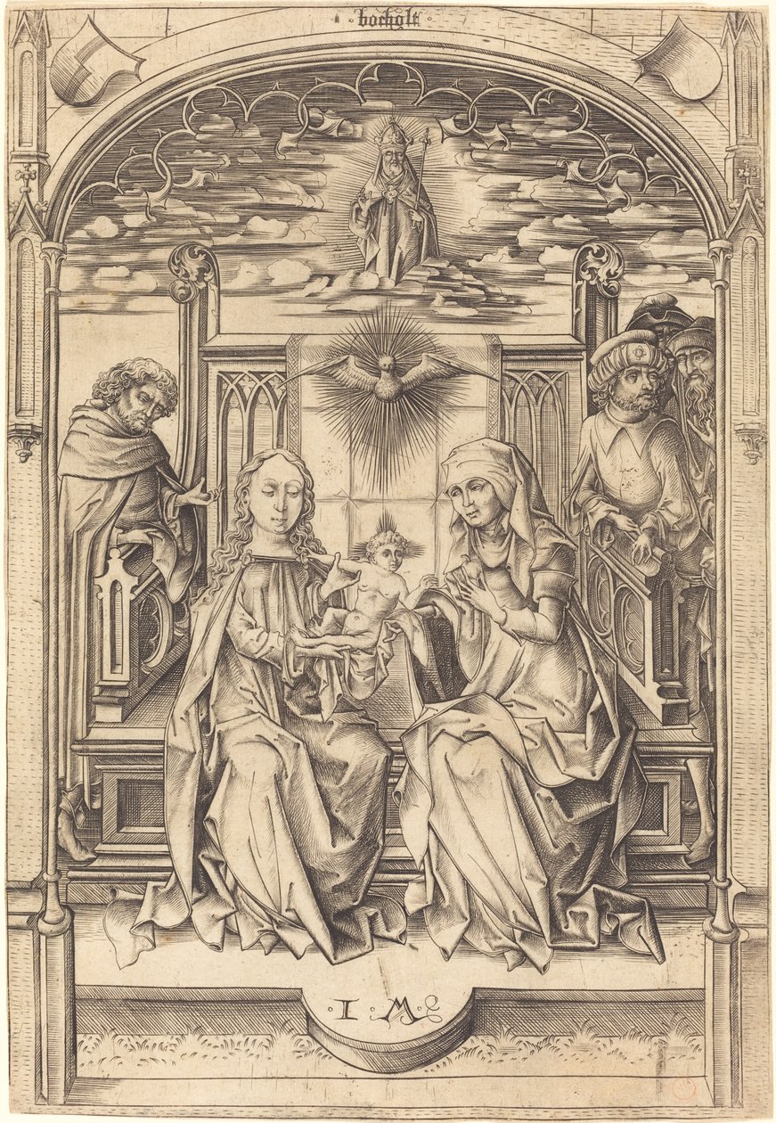 Svatá rodina, c. 14751480. od Israhel van Meckenem