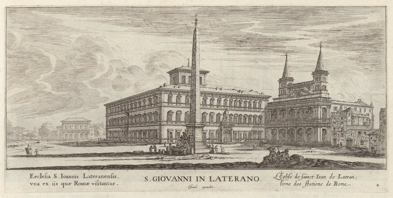 S. Giovanni v Lateranu od Israël Silvestre