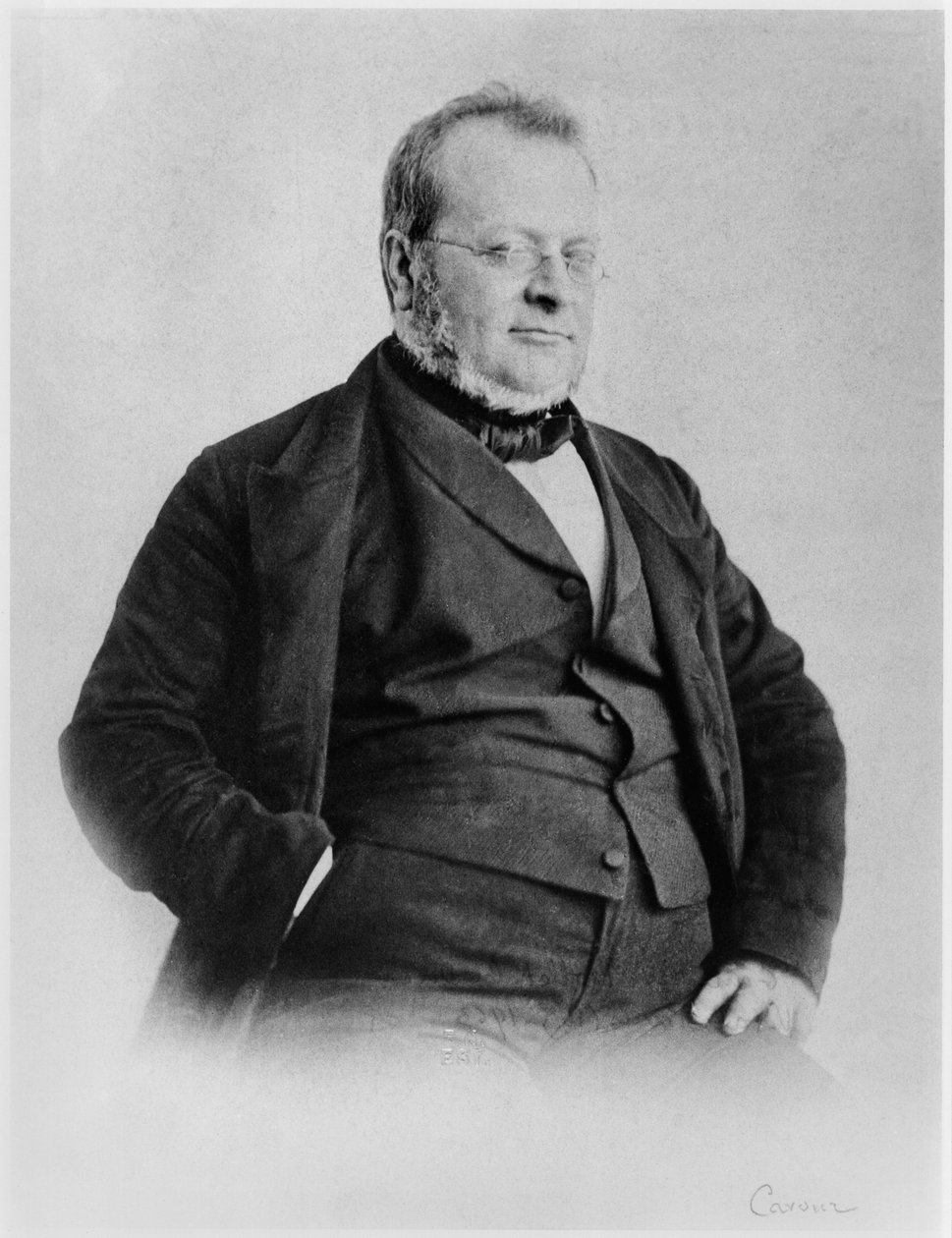 hrabě Camillo Berso z Cavour (1810-61) od Italian Photographer