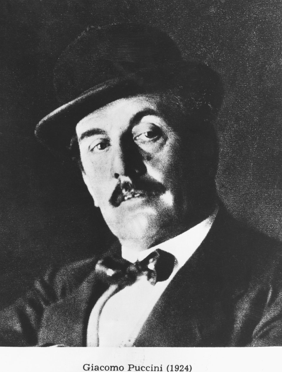 Giacomo Puccini (1858-1924) 1924 (fotolito) od Italian Photographer