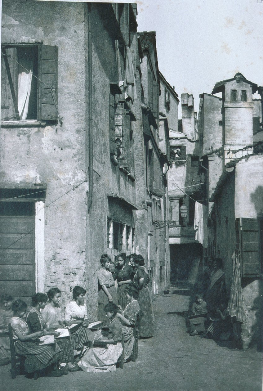 Pouliční scéna v Benátkách od Italian Photographer