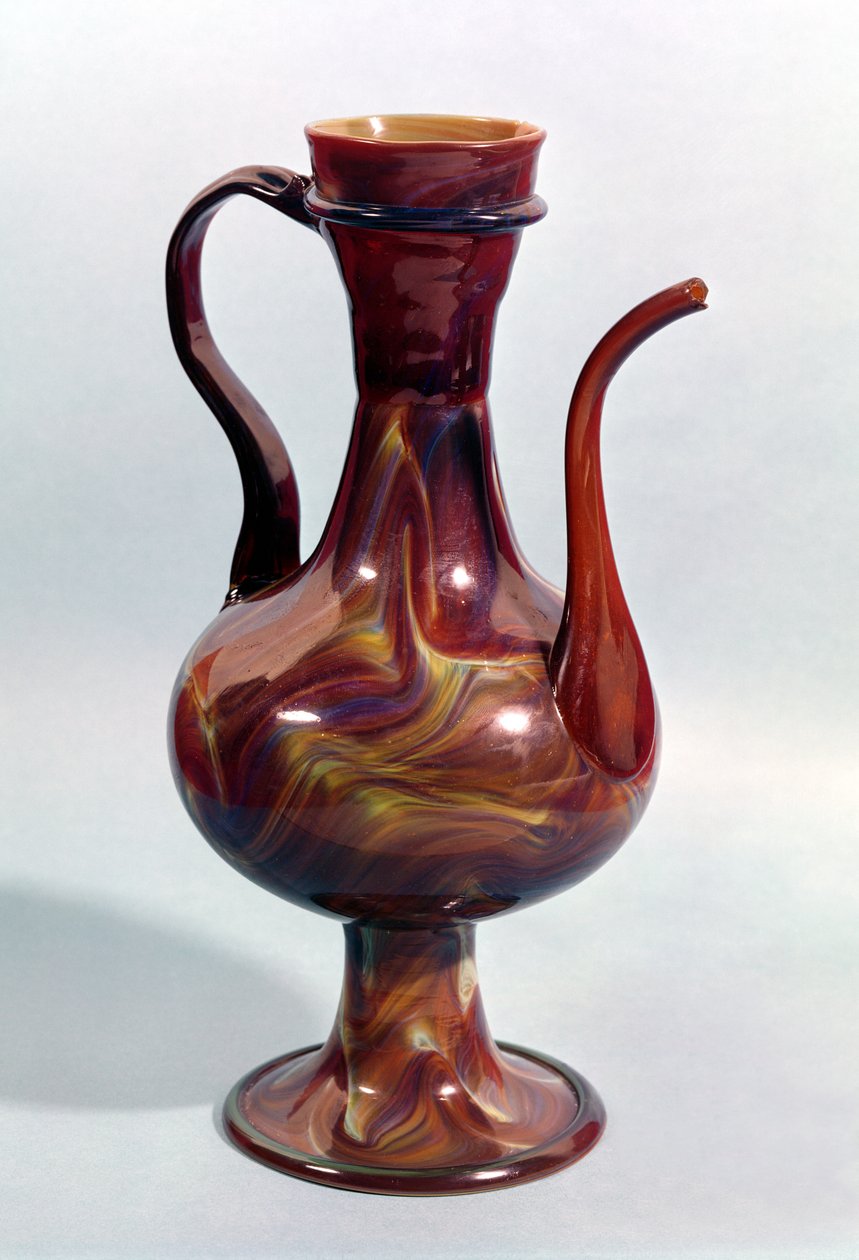 Ewer v imitaci chalcedonu, benátský, cca 1500 od Italian School