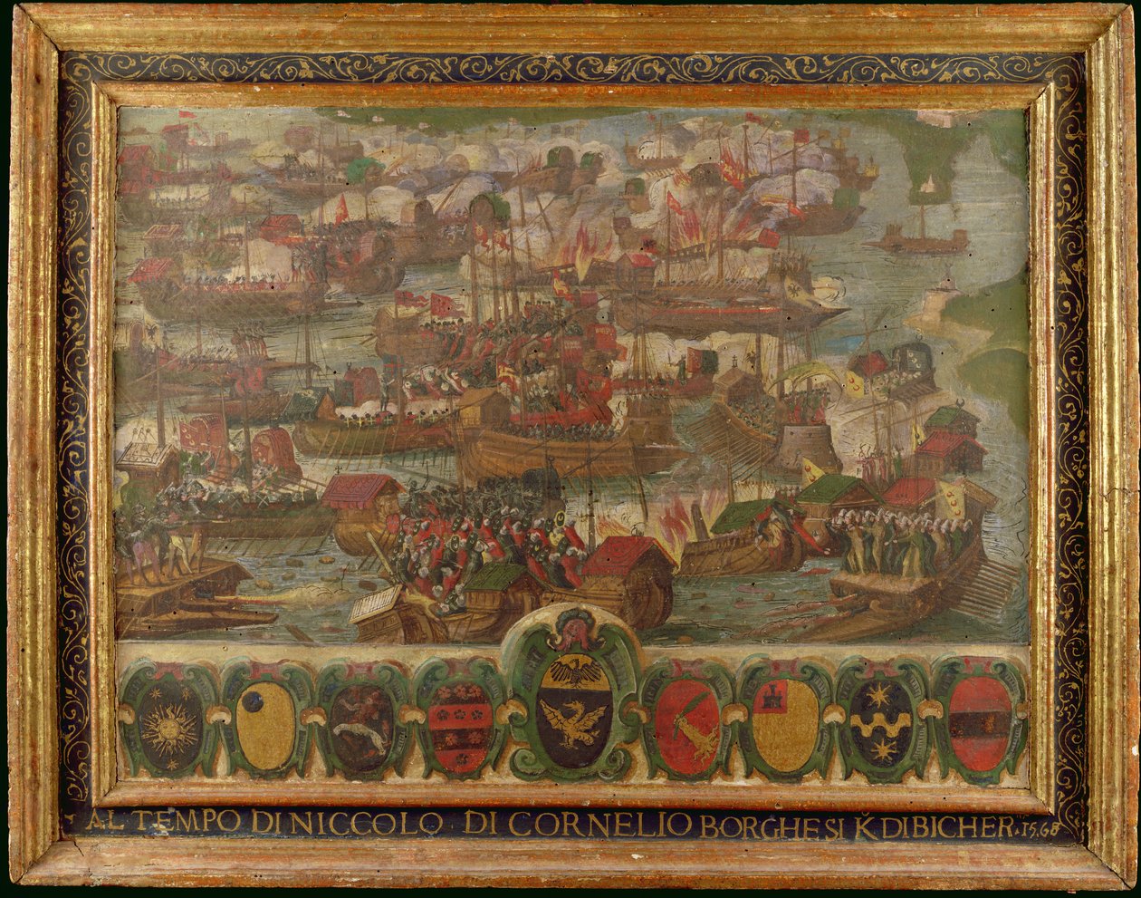Námořní bitva u Lepanta, 1571 od Italian School