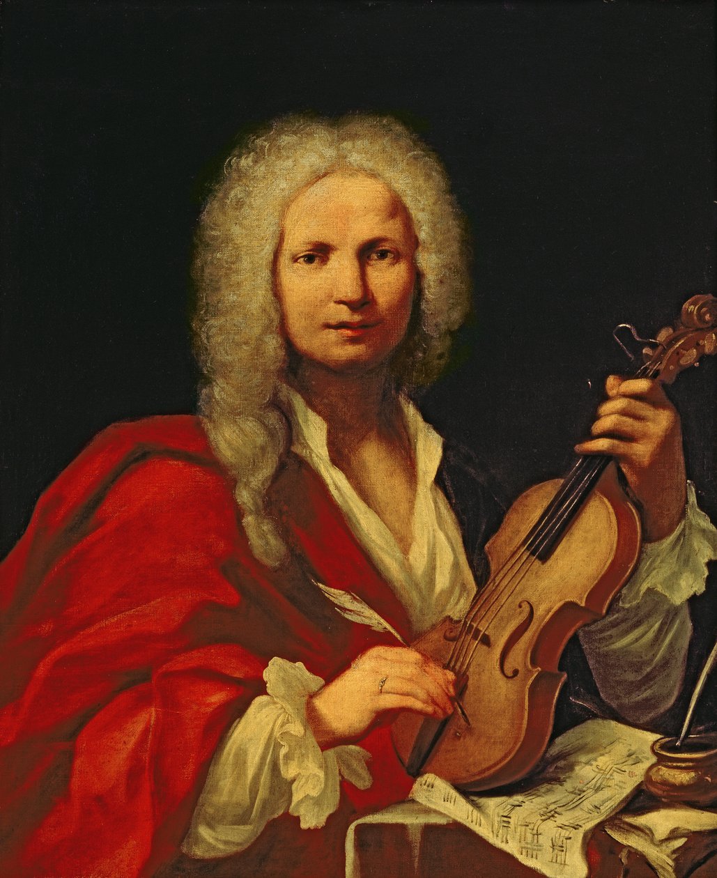 Portrét Antonia Vivaldiho od Italian School