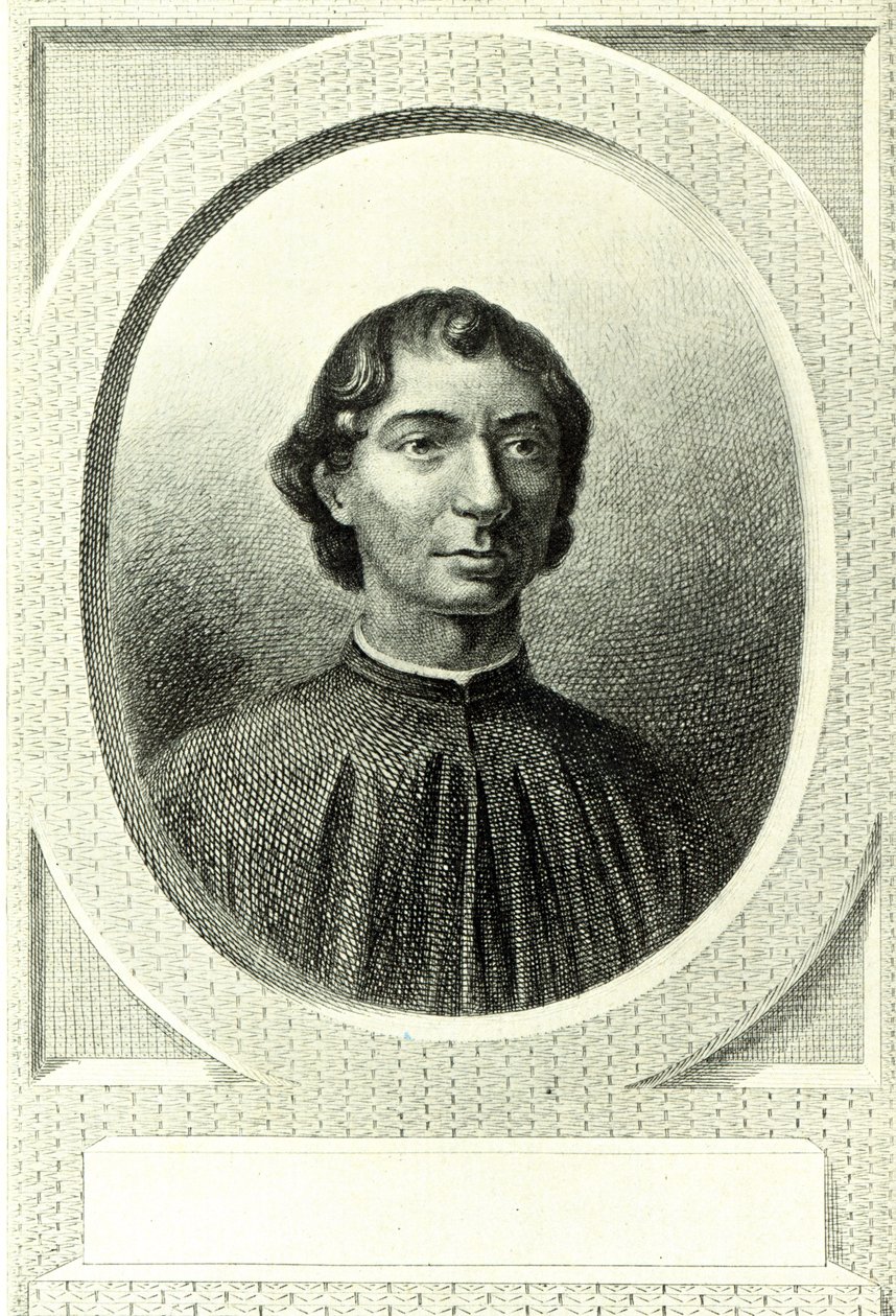 Portrét Niccola Machiavelliho (1469-1527) od Italian School