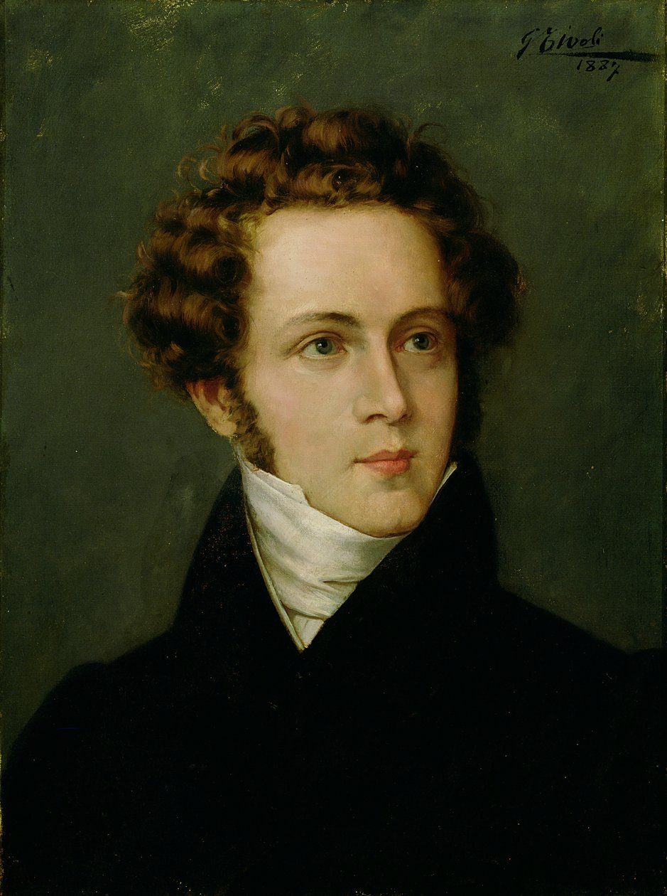 Portrét Vincenza Belliniho (1801-1835) 1887 od Italian School