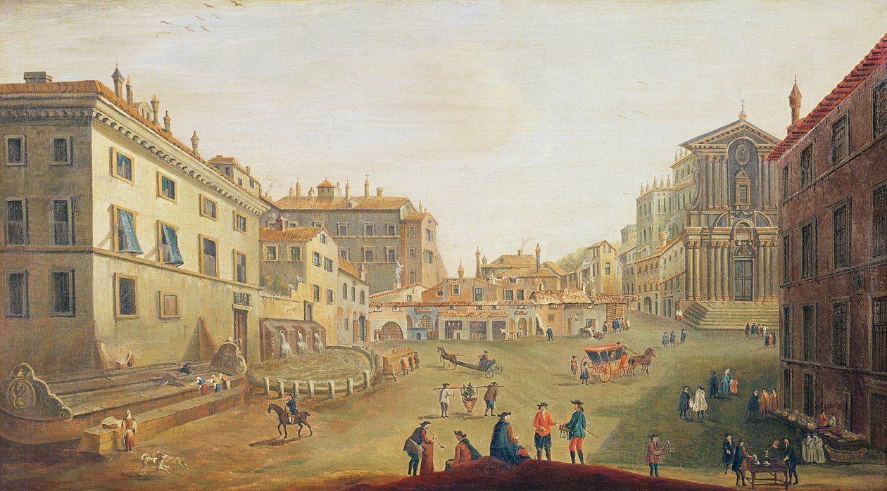 fontána di Trevi od Italian School