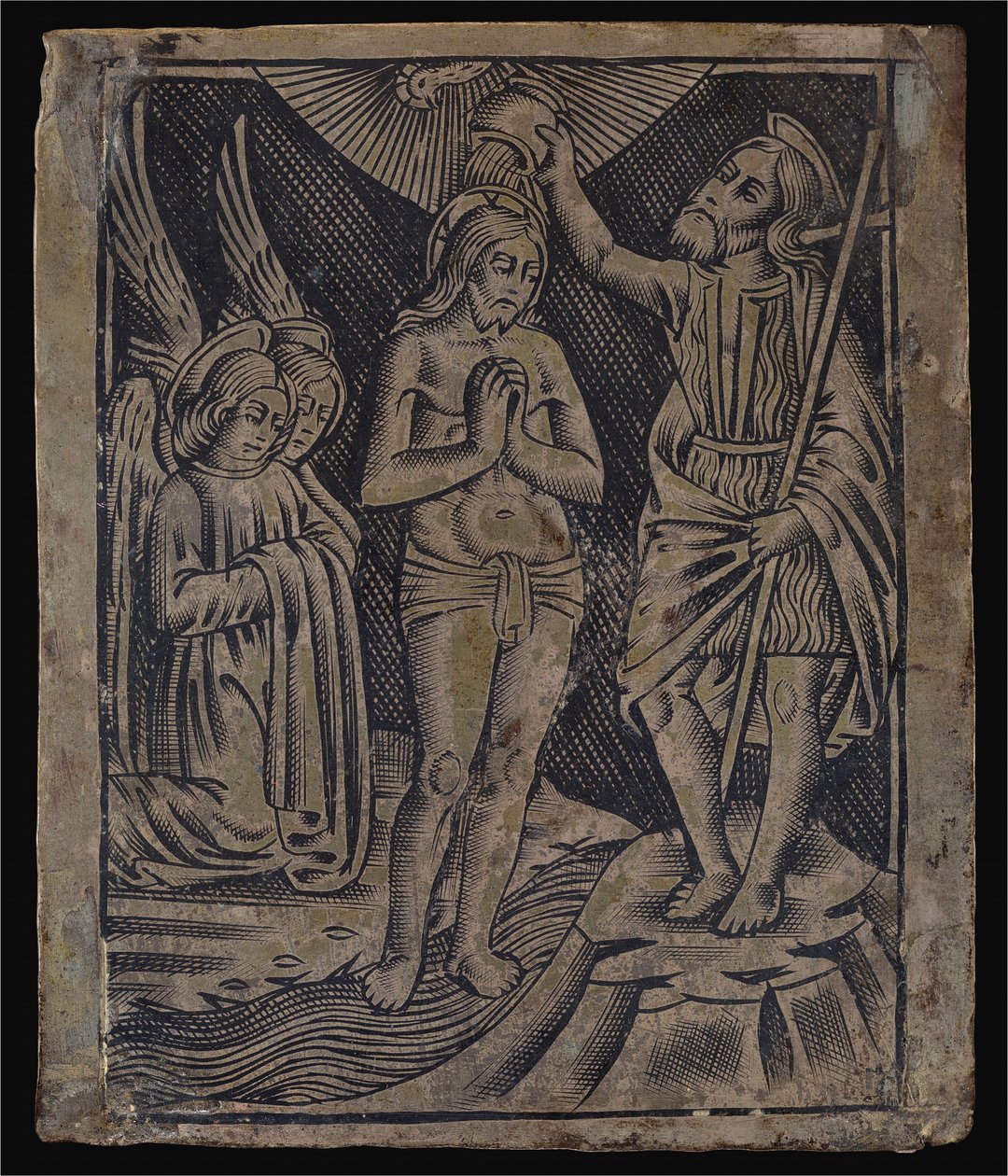 Křest Kristův od Italian 16th Century