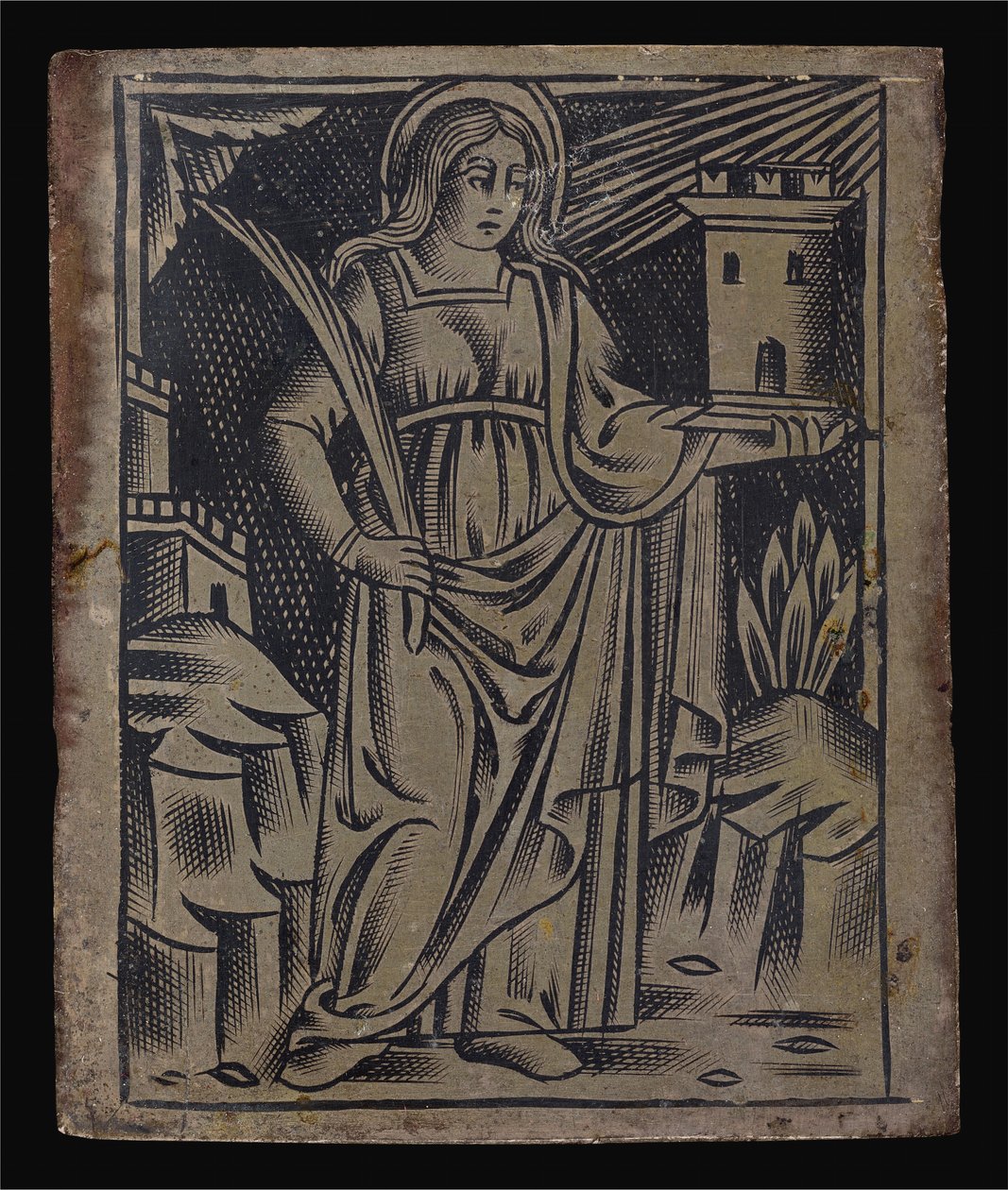 Svatá Barbora od Italian 16th Century
