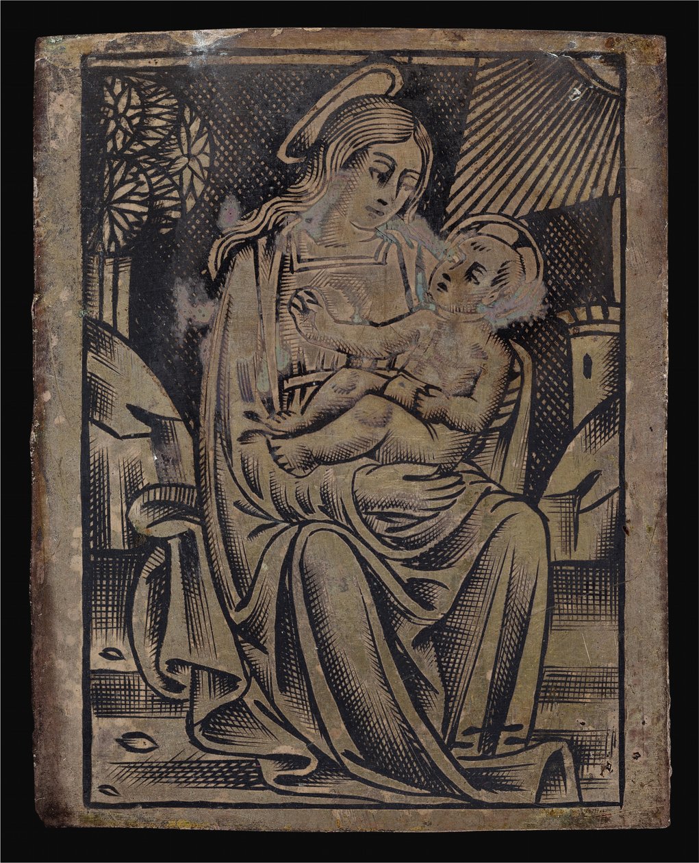 Panna a dítě od Italian 16th Century