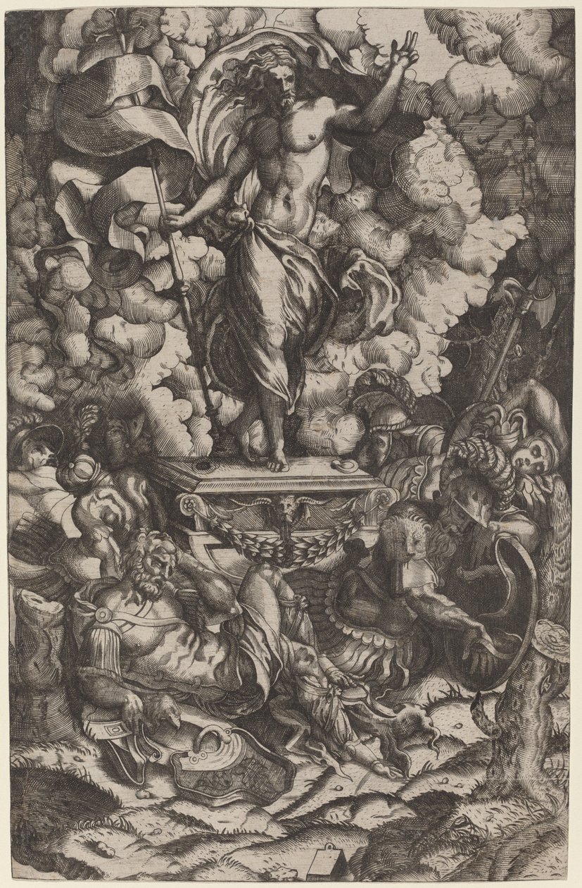 Vzkříšení od Italian 16th Century after Francesco Salviati