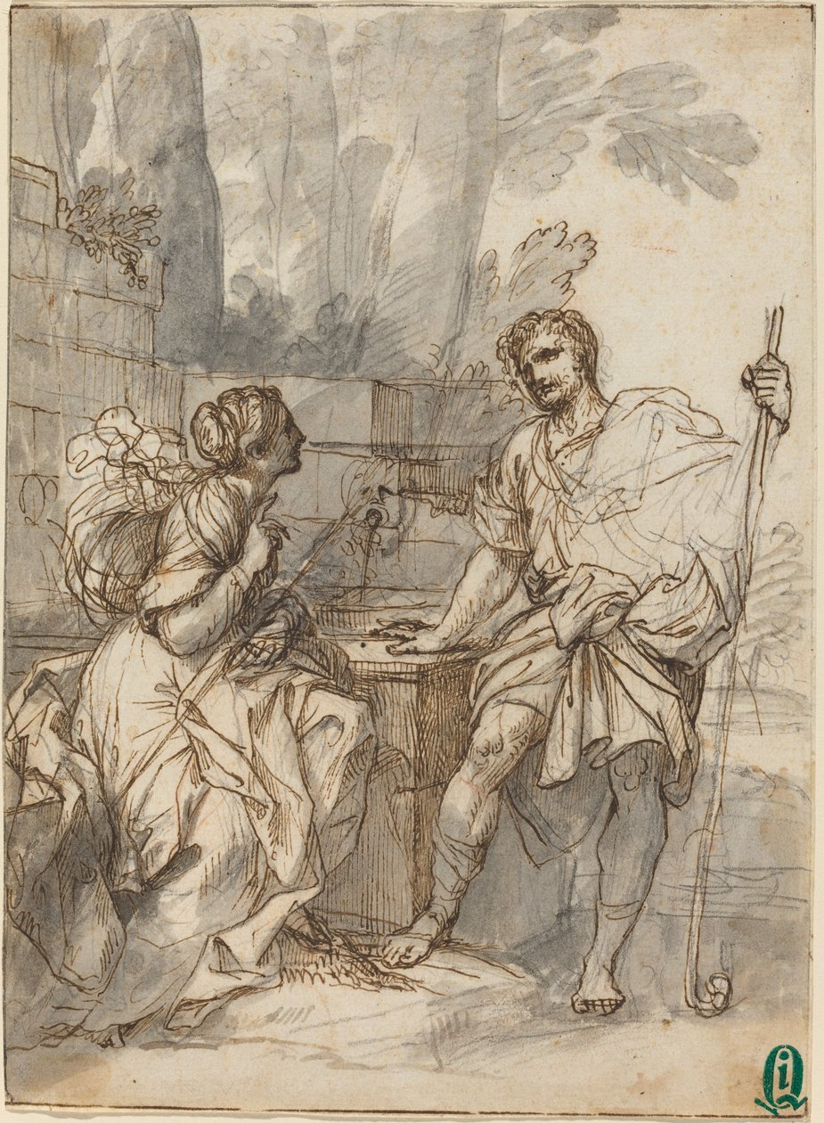 Pastorační scéna od Italian 18th Century