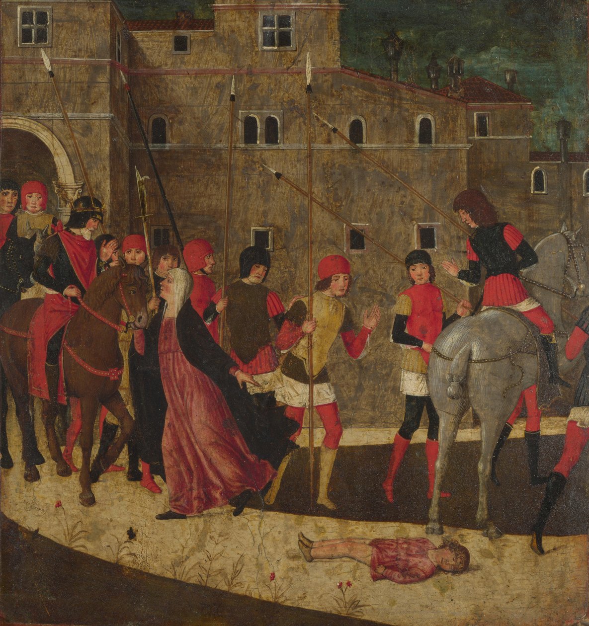 Petice vdovy, mezi 1475 a 1500 od Italian Master