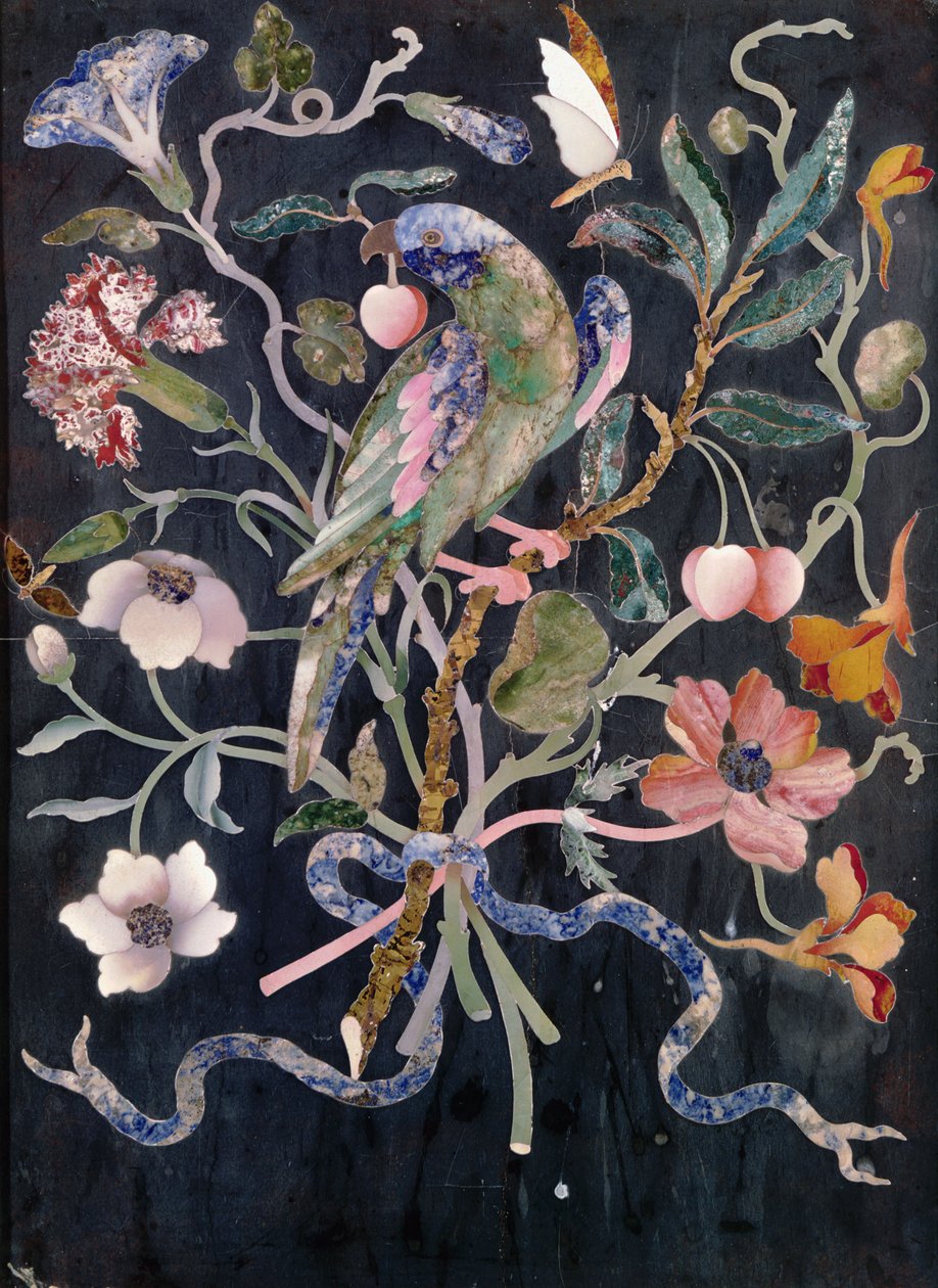 Andulka v kytici (pietra dura) od Italian School