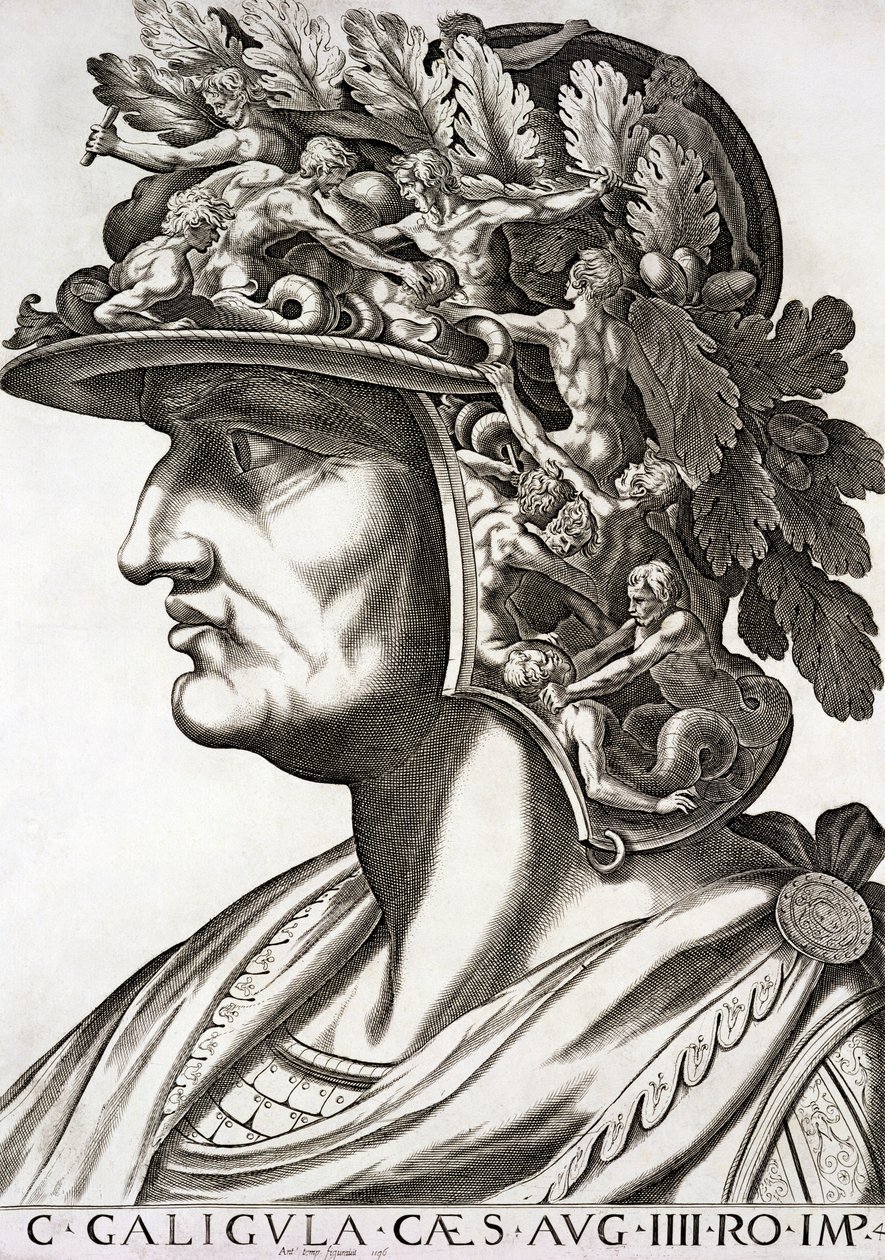 Caligula Caesar (12-41 nl), 1596 od Italian School