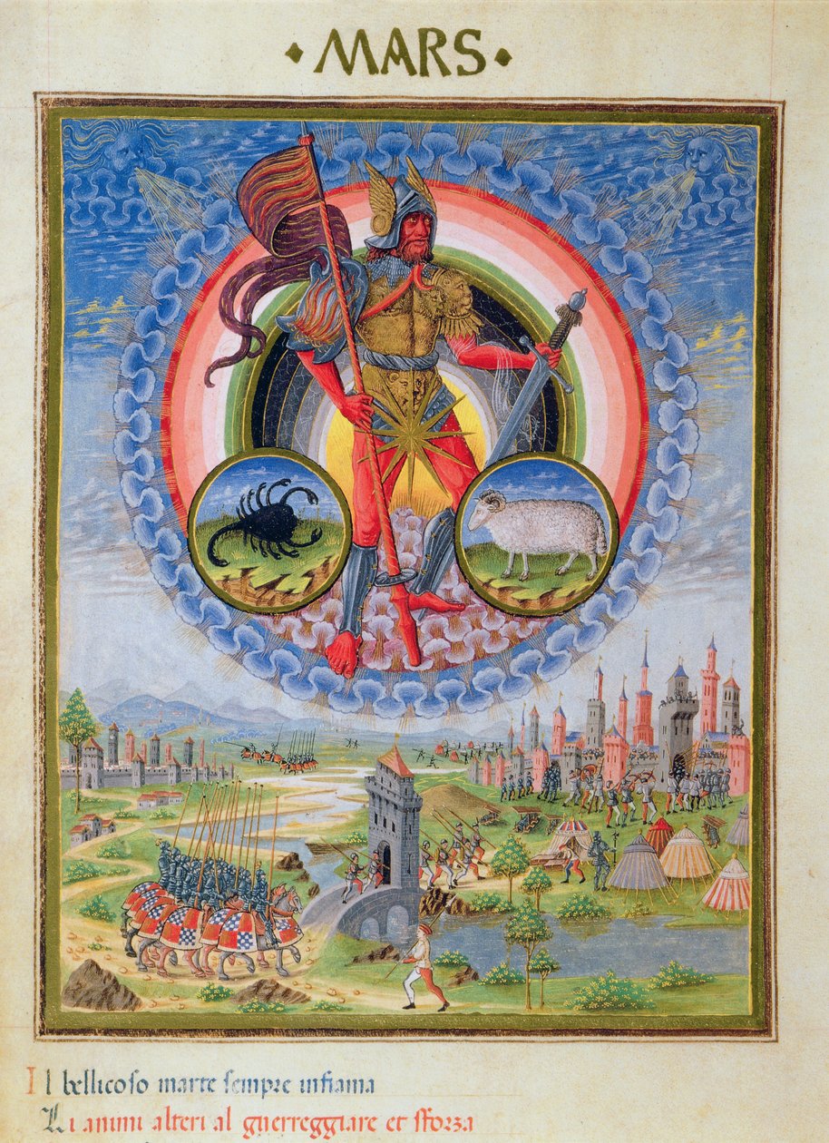 Fol.7v The Planet Mars, z 