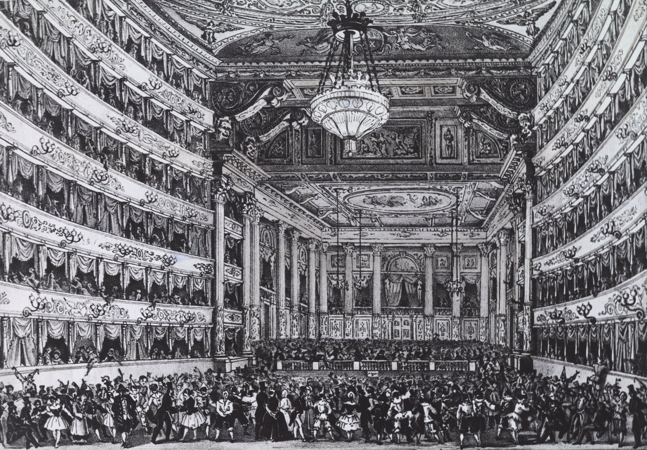 La Scala, Milán od Italian School