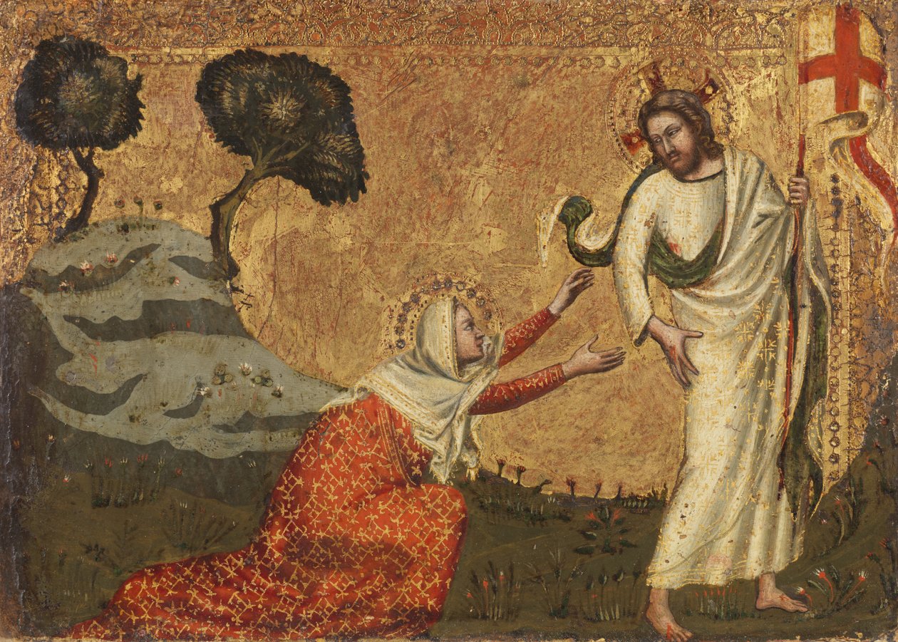 Noli me tangere, 1350-75 od Italian School