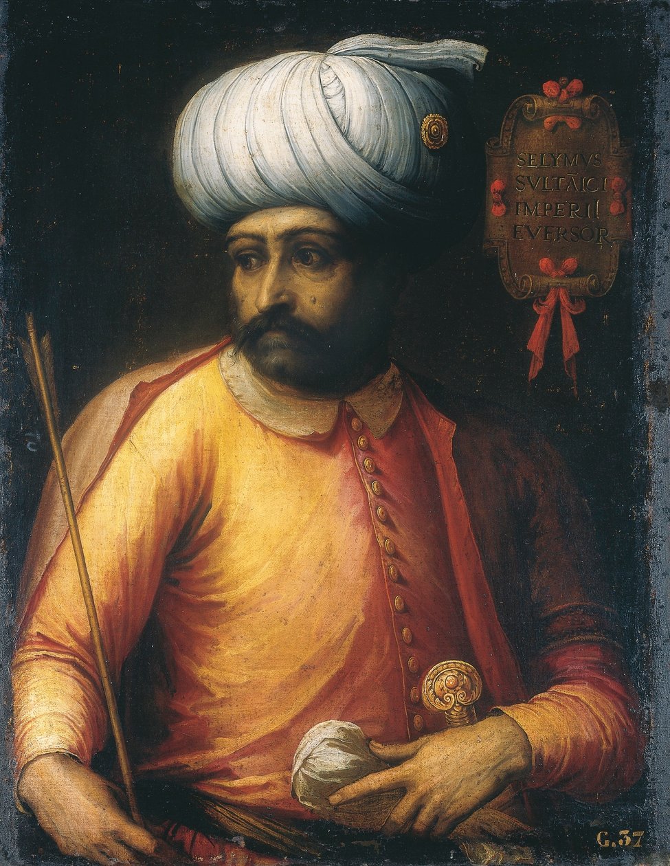 Portrét Selima I., str. 1550 od Italian School