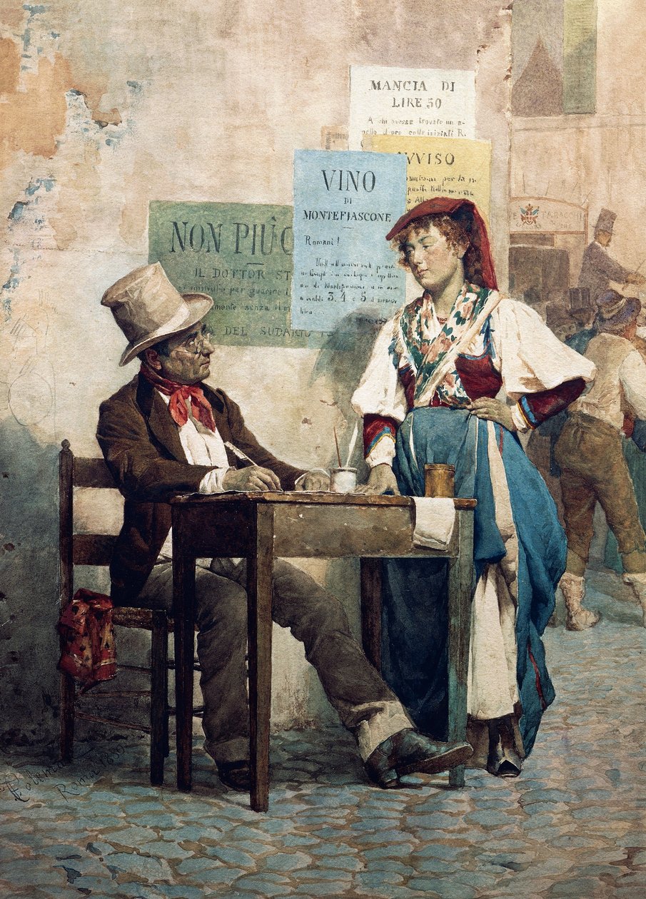 Veřejný písař, Itálie od Italian School