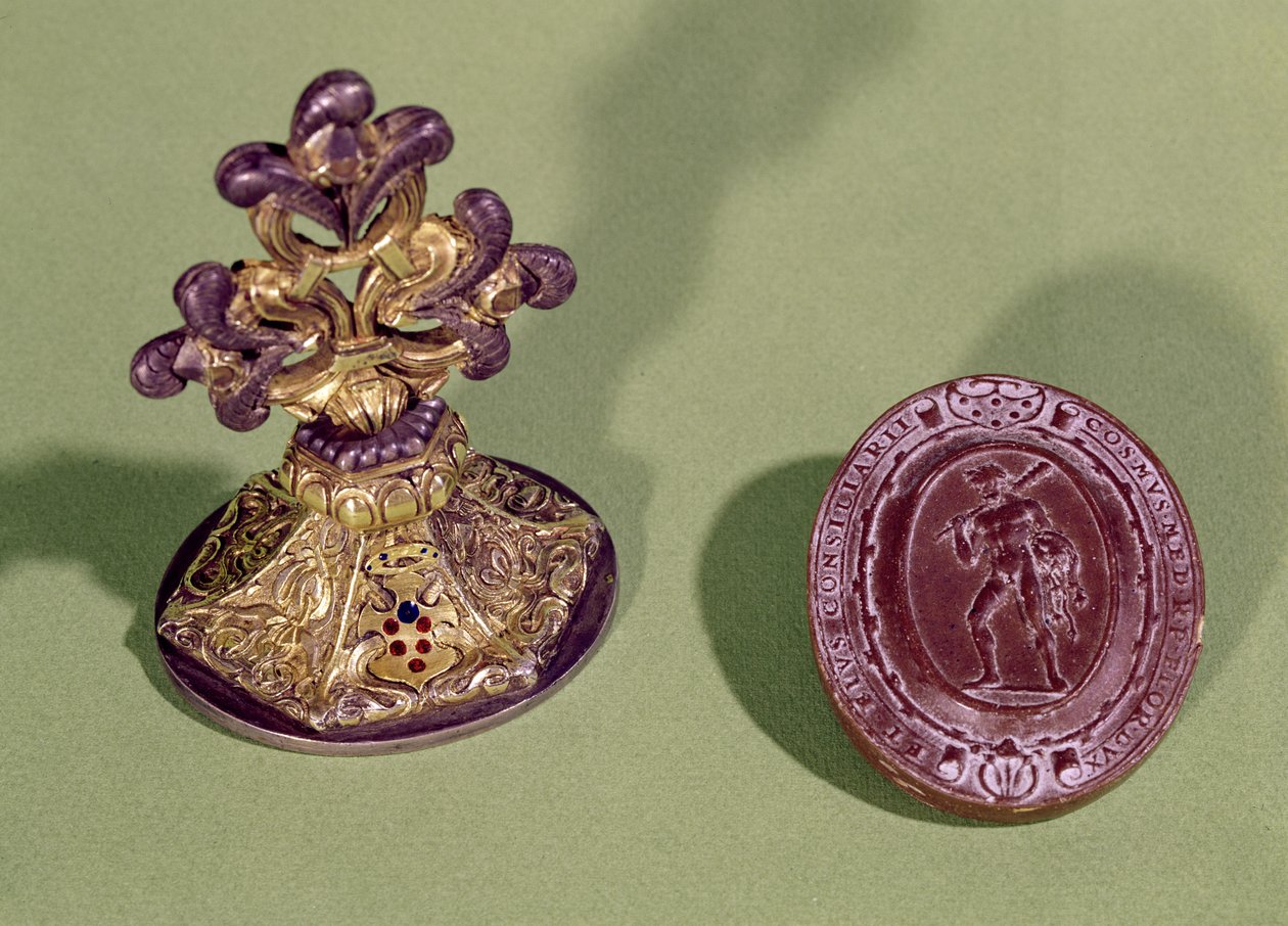 Pečeť Cosimo de Medici (1519-74) od Italian School
