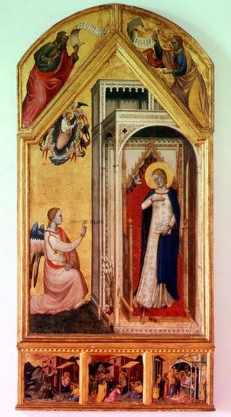 Zvěstování (tempera na panelu) od Italian School