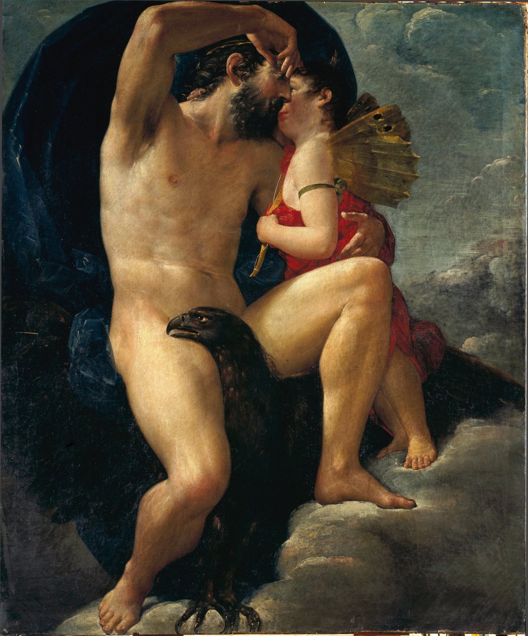 Polibek Jupitera (malba od Italian School