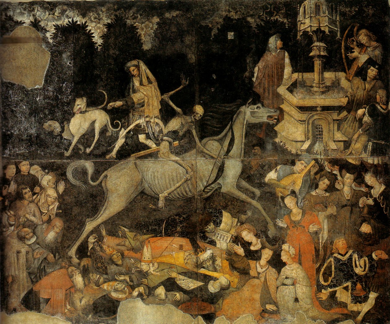 Triumf smrti, c.1445-47 (freska) od Italian School