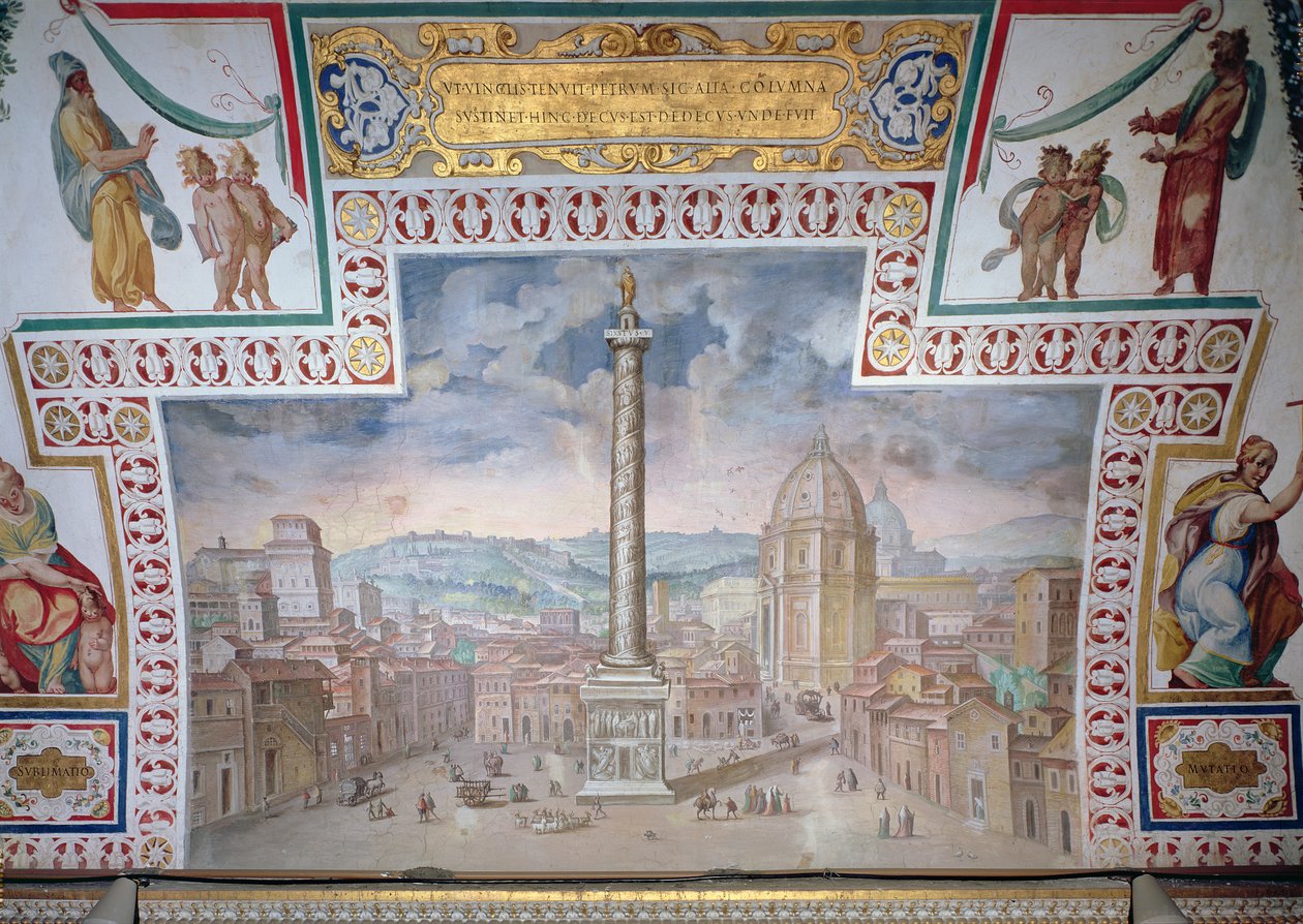 Trajanovo fórum od Italian School