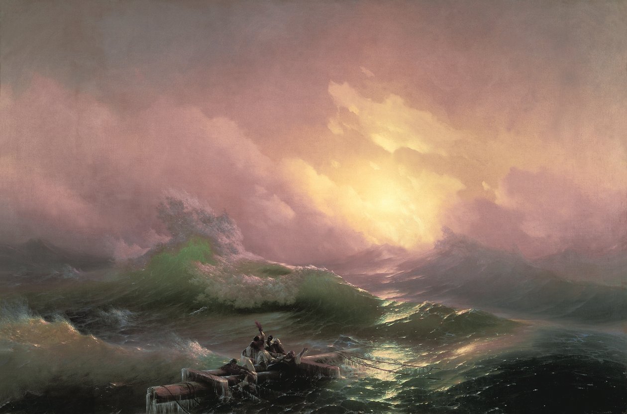 Devátá vlna od Ivan Konstantinovich Aivazovsky
