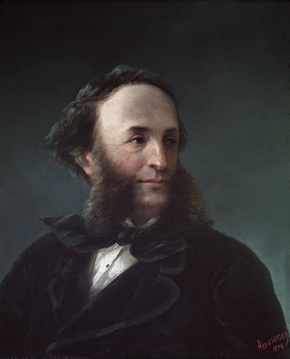Autoportrét, 1874 od Ivan Ayvazovsky