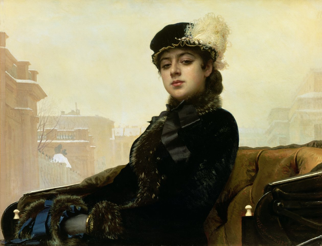 Portrét neznámé ženy, 1883 od Ivan Nikolaevich Kramskoy