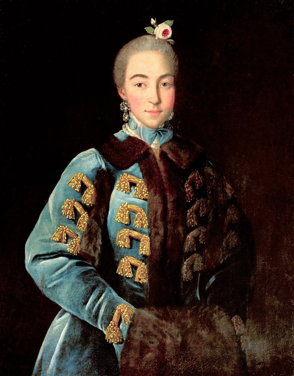 Portrét hraběnky Anny Sheremetyeva, c.1768 od Ivan Petrovich Argunov