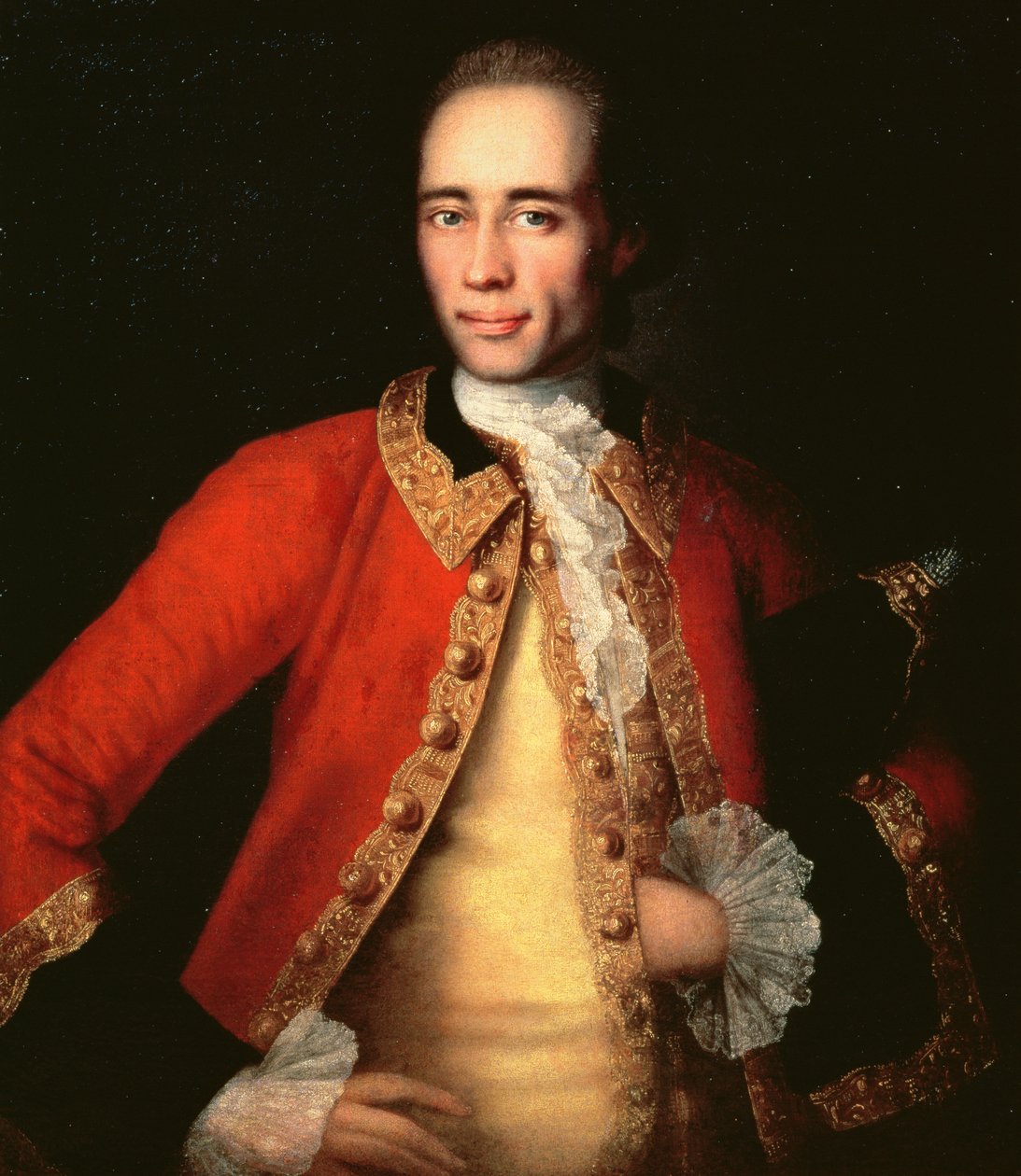 Portrét Matvey Begichev, 1757 od Ivan Yakovlevich Vishnyakov